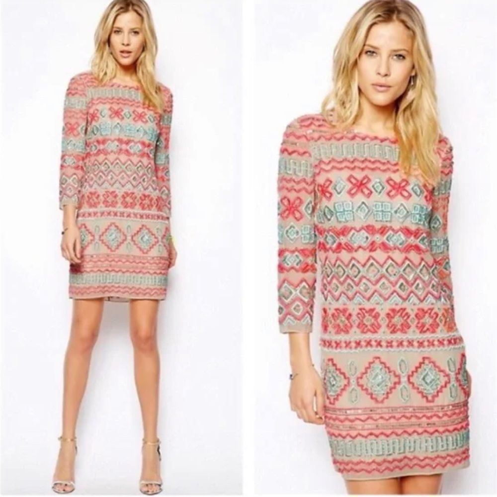Needle & Thread beaded stitch dress